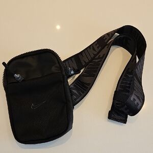 Nike Black Belt Bag with Logo Strap